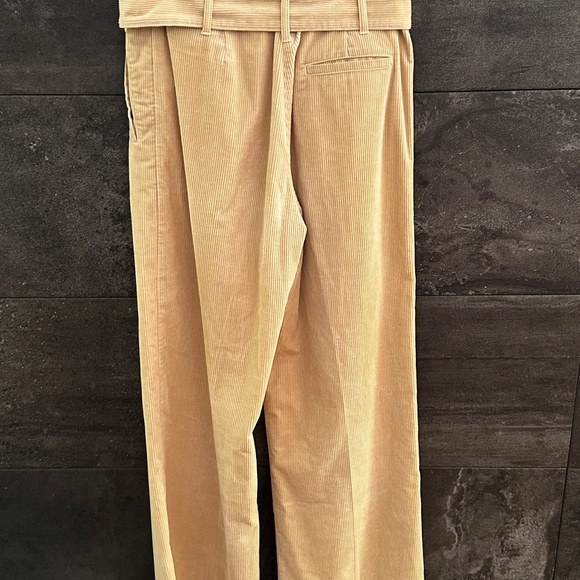 Sezane Cream High-Waisted Trousers - Picture 8 of 12